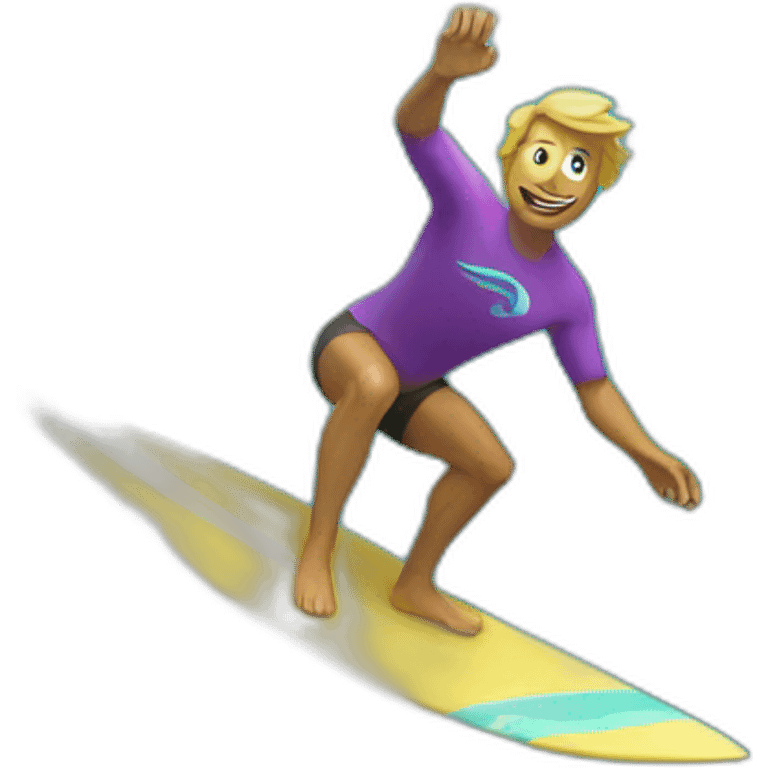 surfer on wave emoji