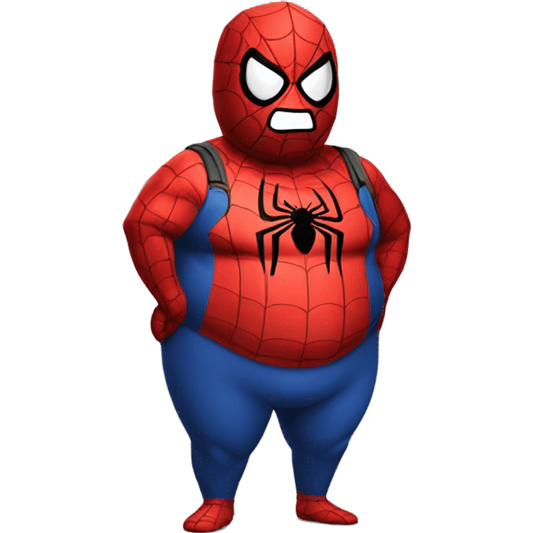 Fat spiderman emoji