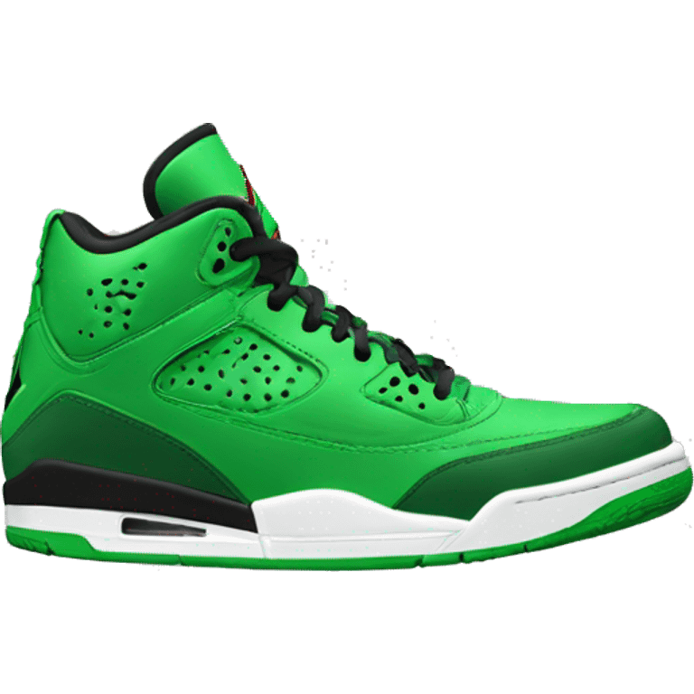 green jordan’s  emoji