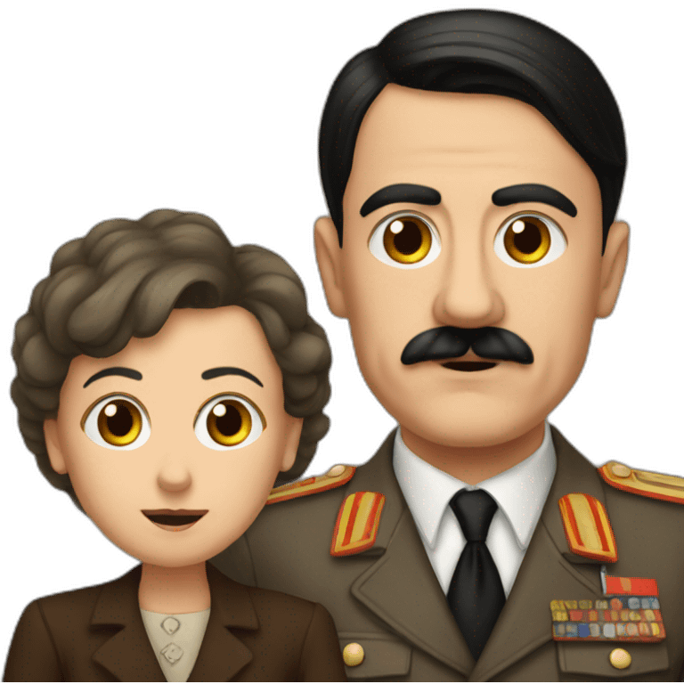 Hitler and his mom emoji