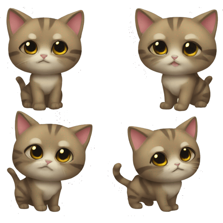 Chibi cat emoji