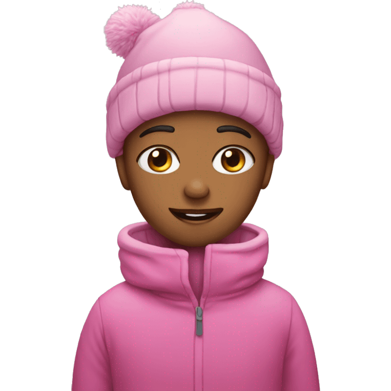 pink winter emoji