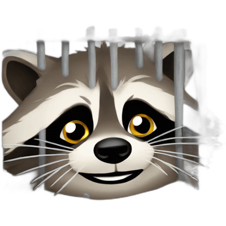 Raccoon Jail emoji