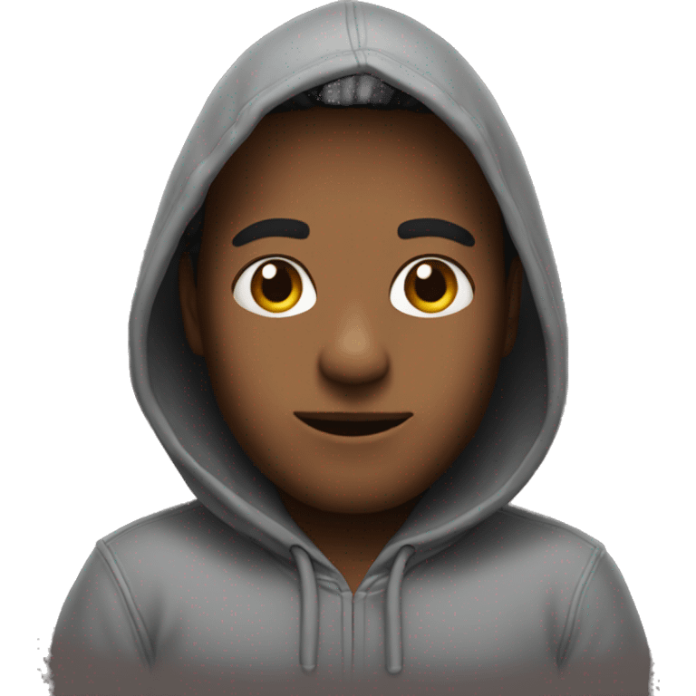 Me with a hoodie  emoji