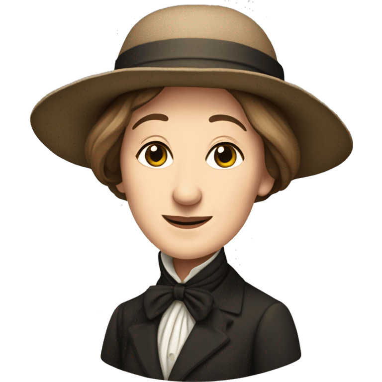 George Eliot (real name Mary Ann Evans) british writer emoji