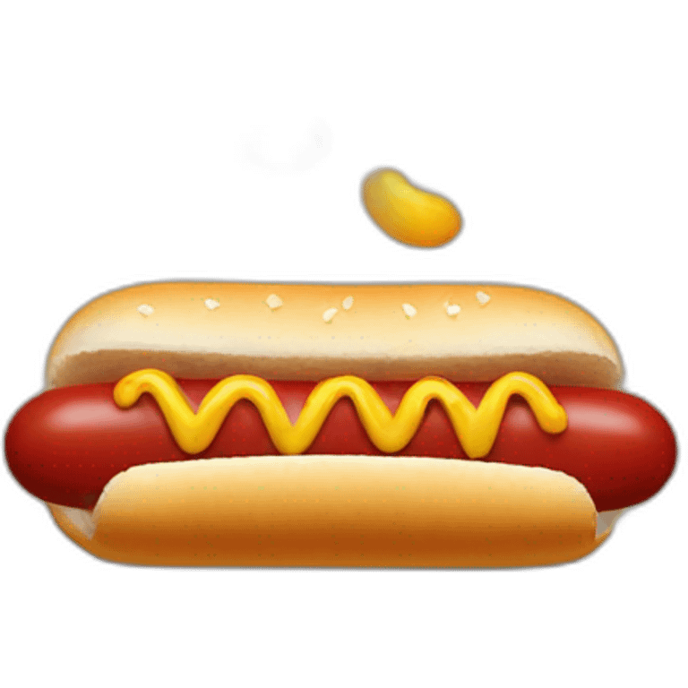 lips kissing hot dog emoji