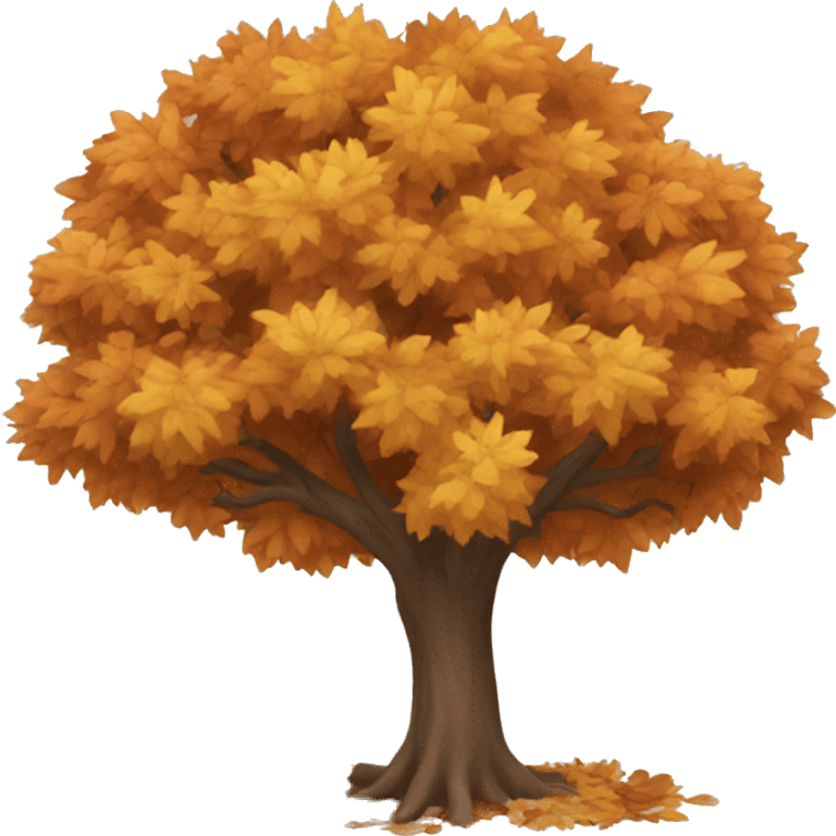 fall tree emoji