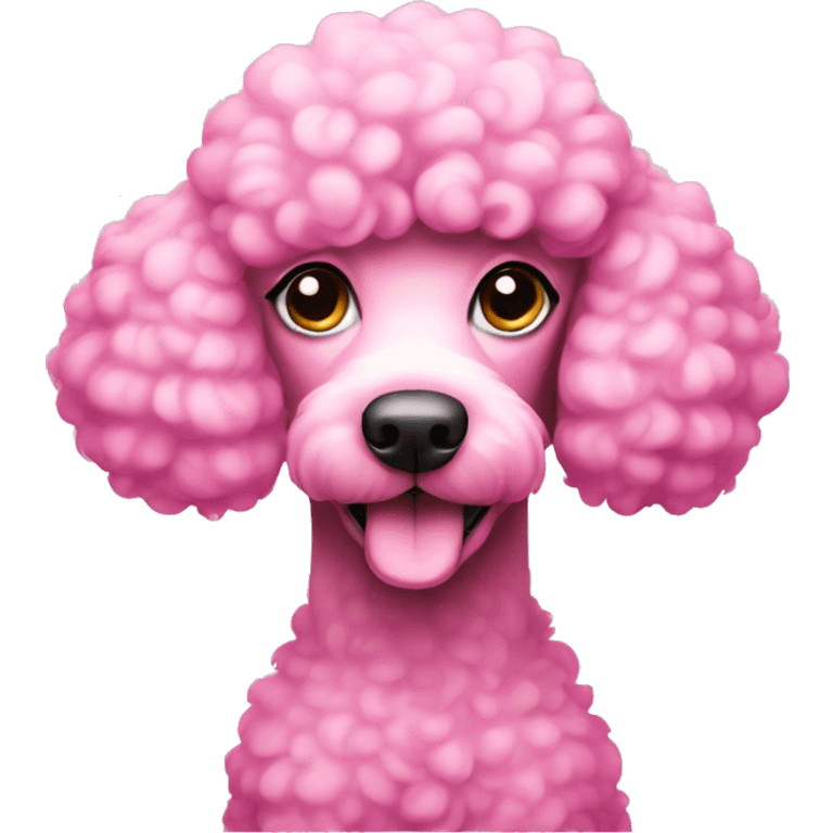 Pink poodle  emoji