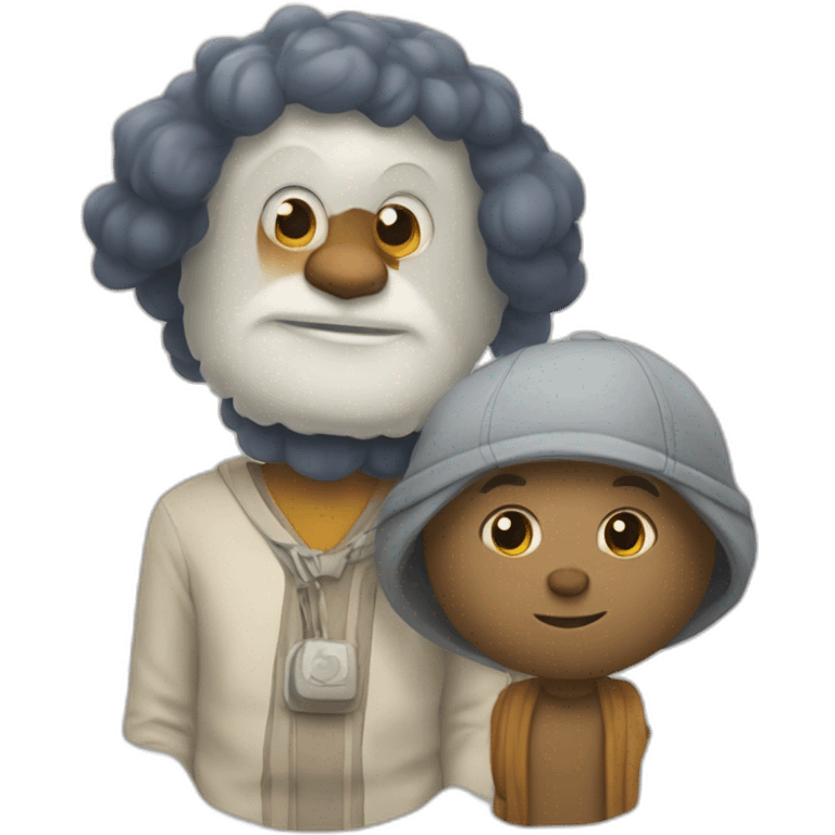 Ouioui et Tchoupi emoji