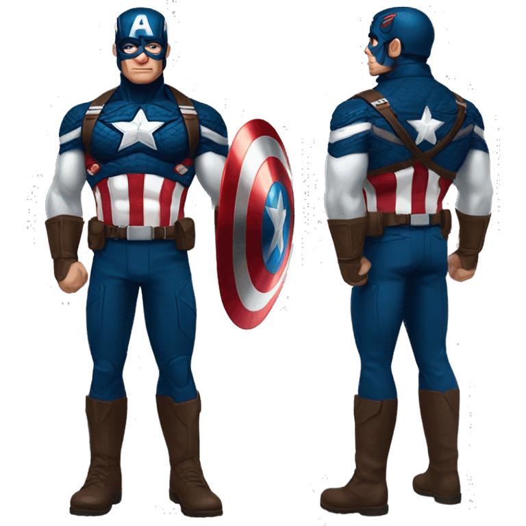 capitan america fullbody emoji