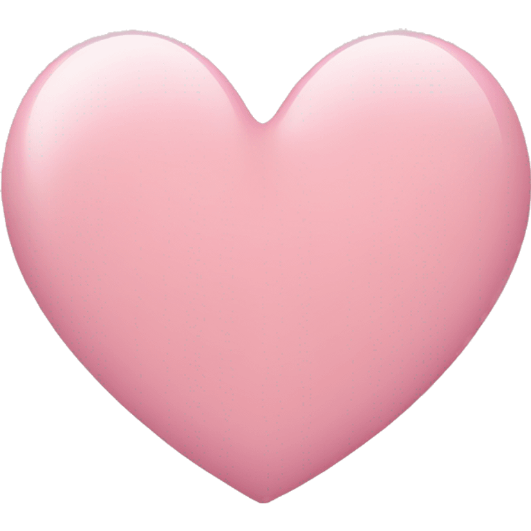 Light pink heart emoji