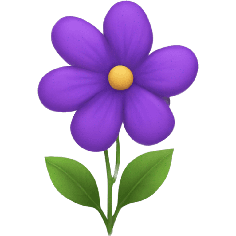 Purple flower emoji