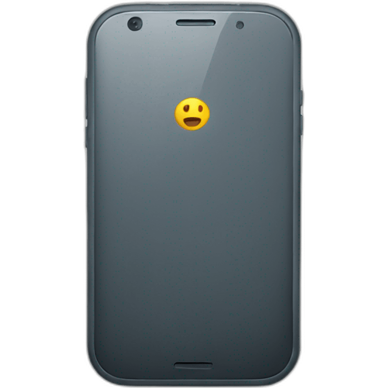 a smartphone turned off emoji