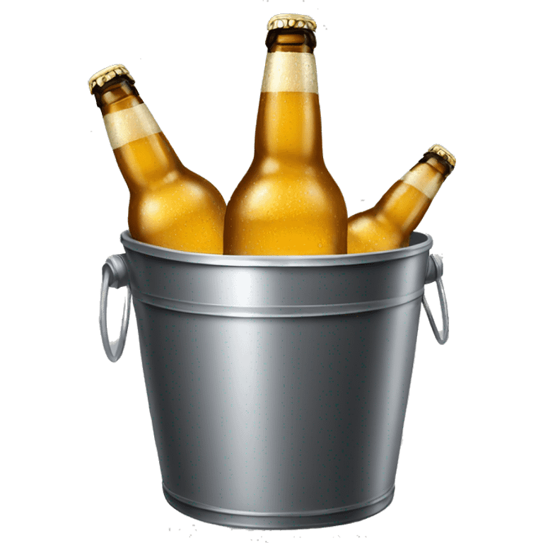 6 beer bottle bucket emoji