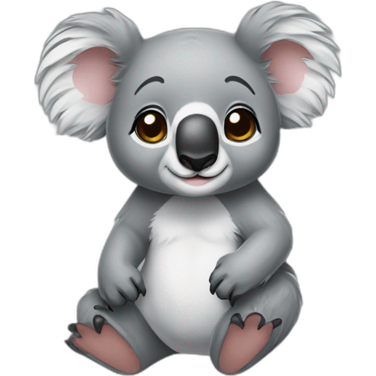 Koalae girl or Koala love emoji