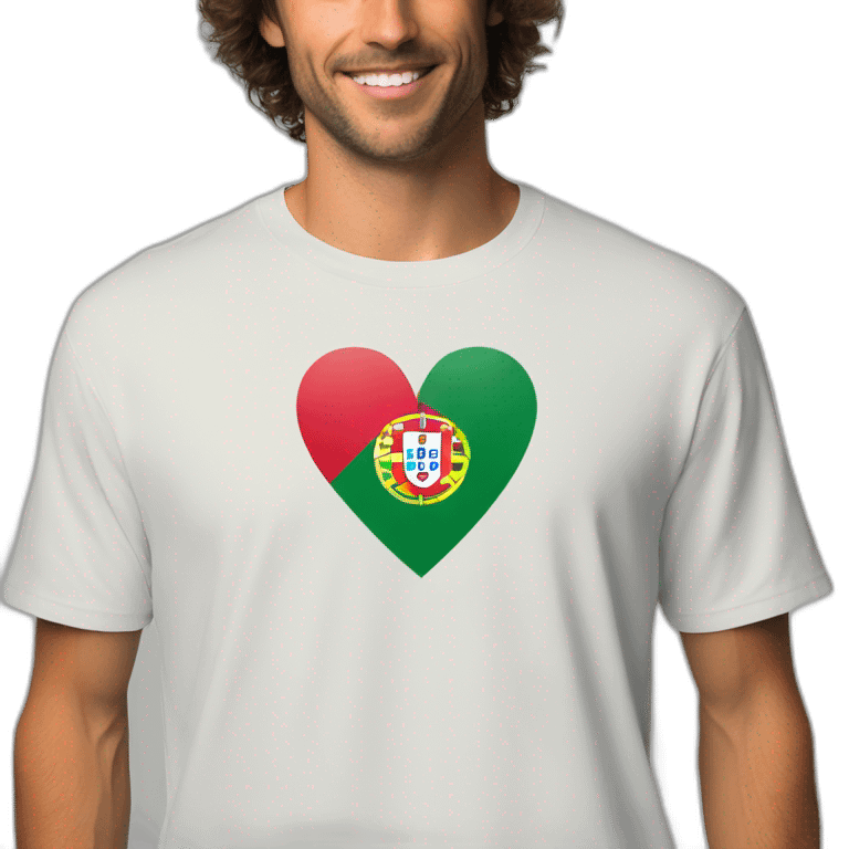 Tee shirt portugal emoji