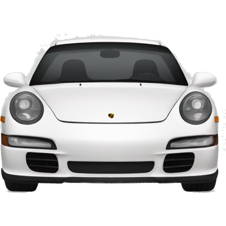 Porsche white Cayenee emoji