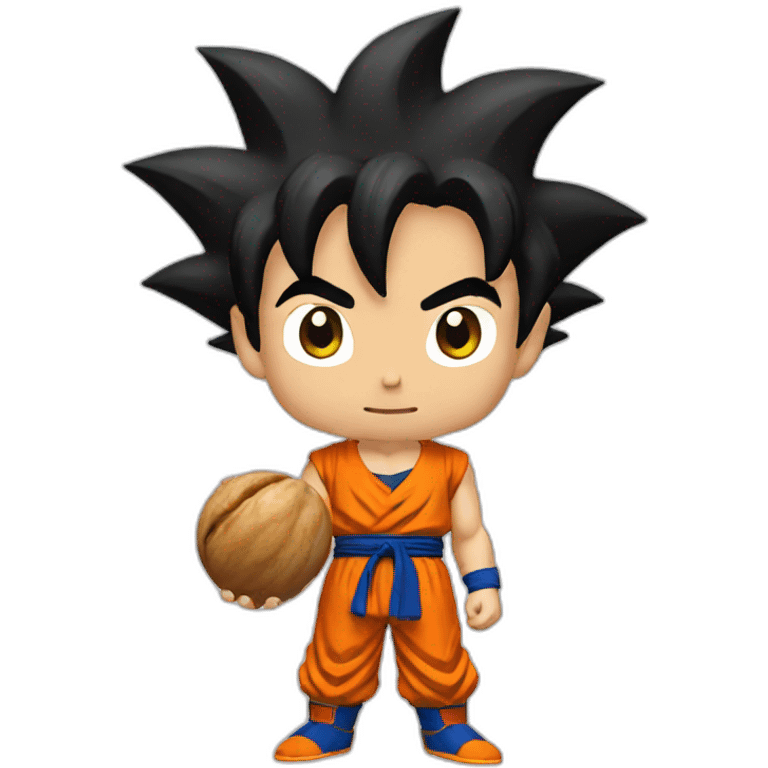 goku holding nuts emoji