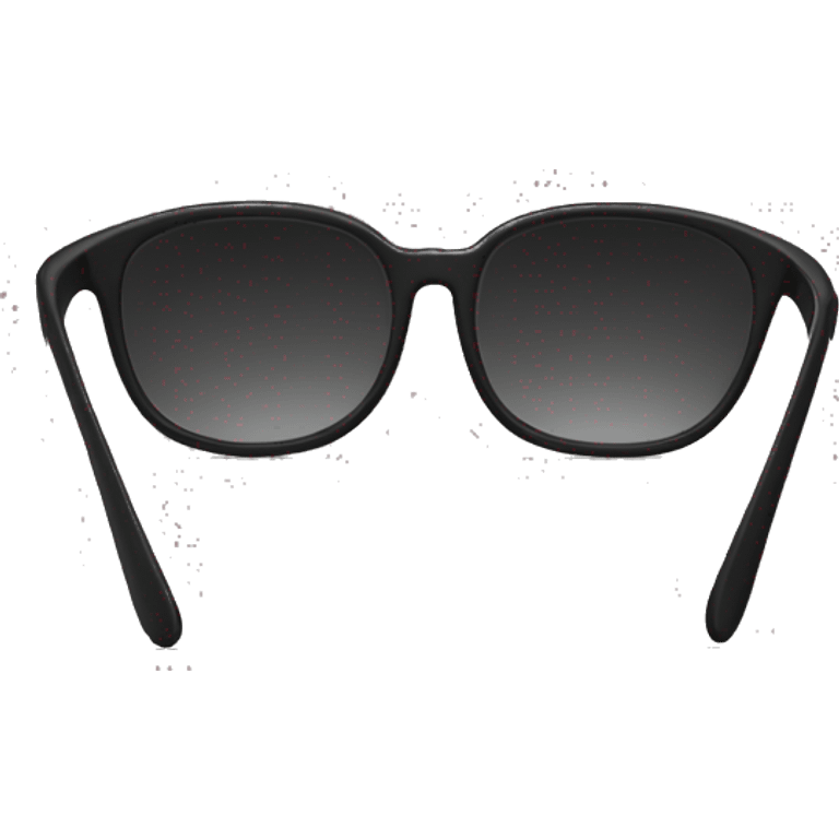 black thin fashion sunglasses no person emoji