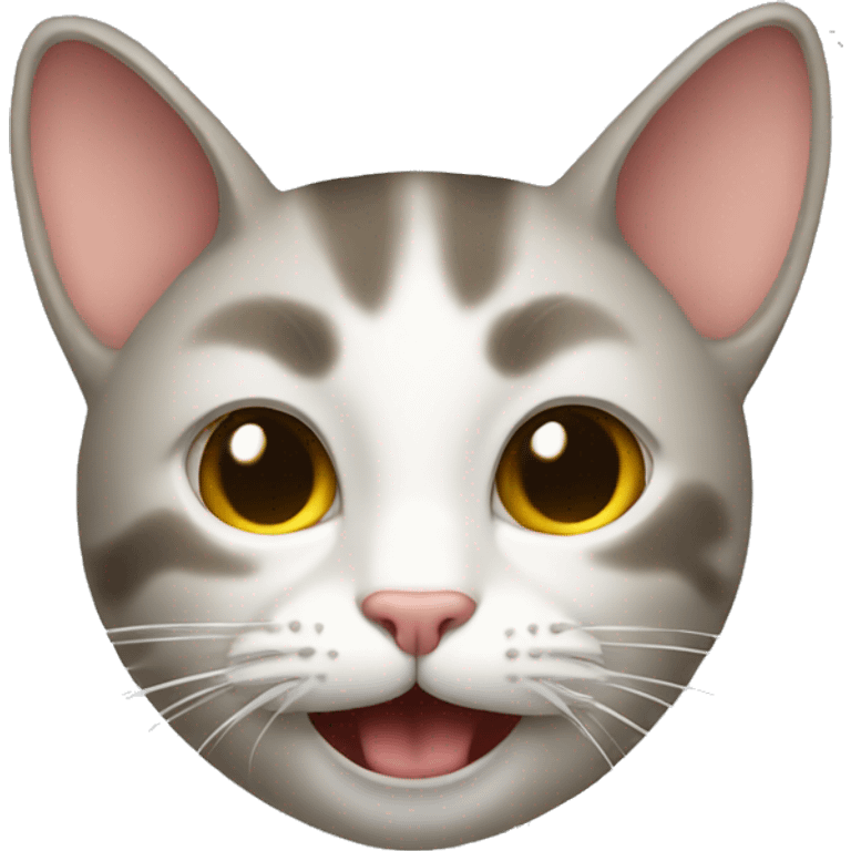 cat eating mouse emoji