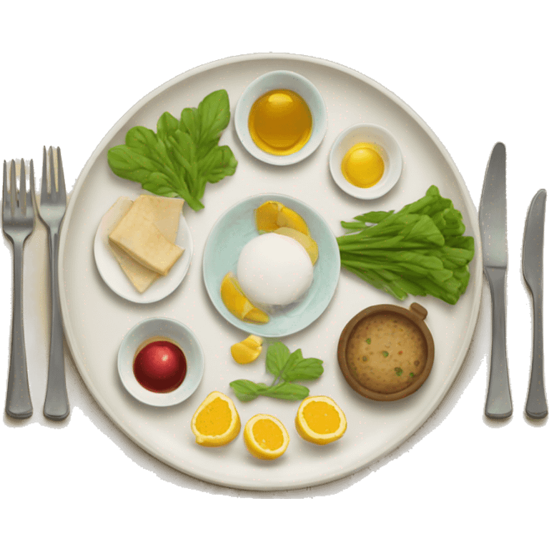 Passover Seder plate  emoji