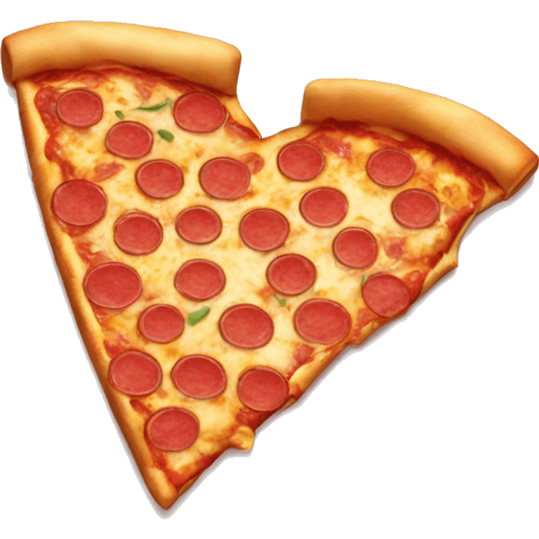 Corazón de pizza  emoji