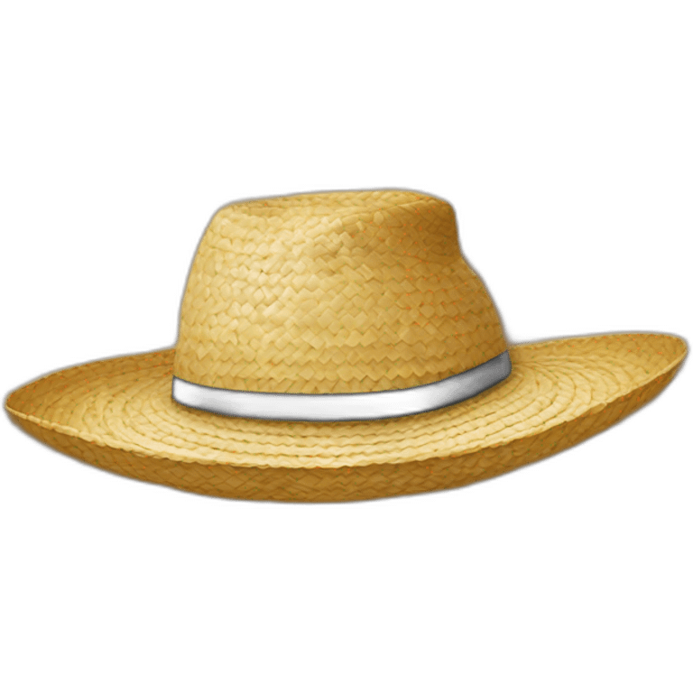 Straw hat emoji