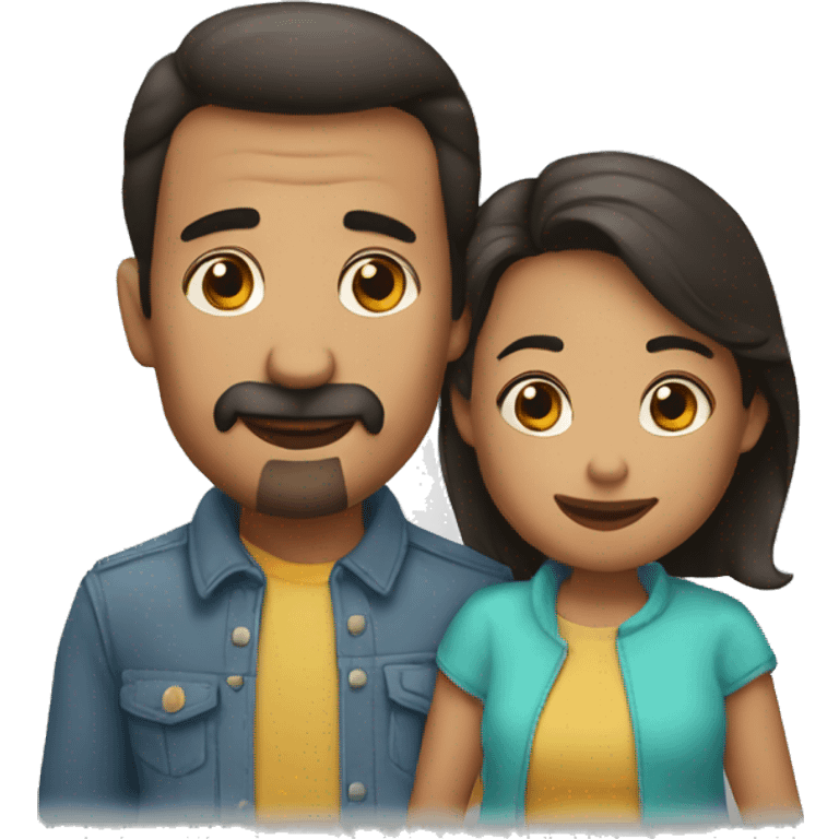 papa y mama tono  emoji