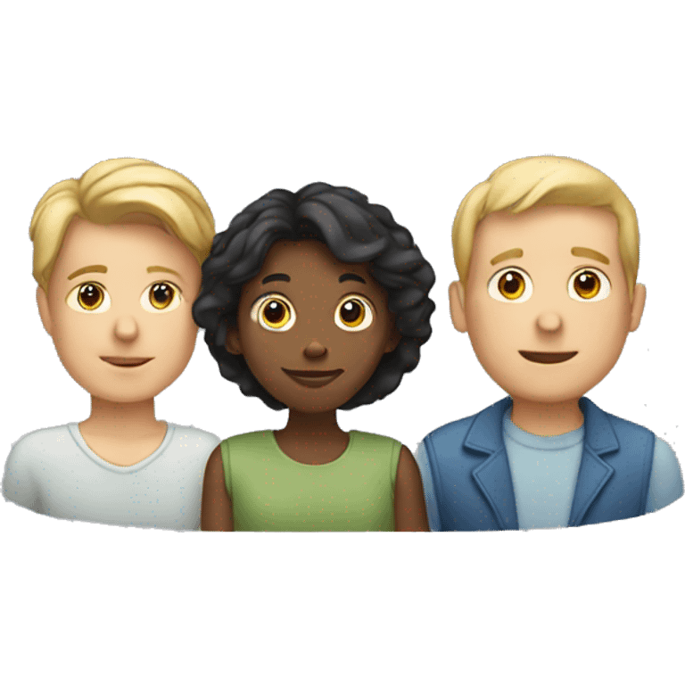 a white family with  a boy, a boy a woman and a man emoji