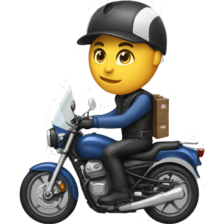 shipping with a motobike emoji