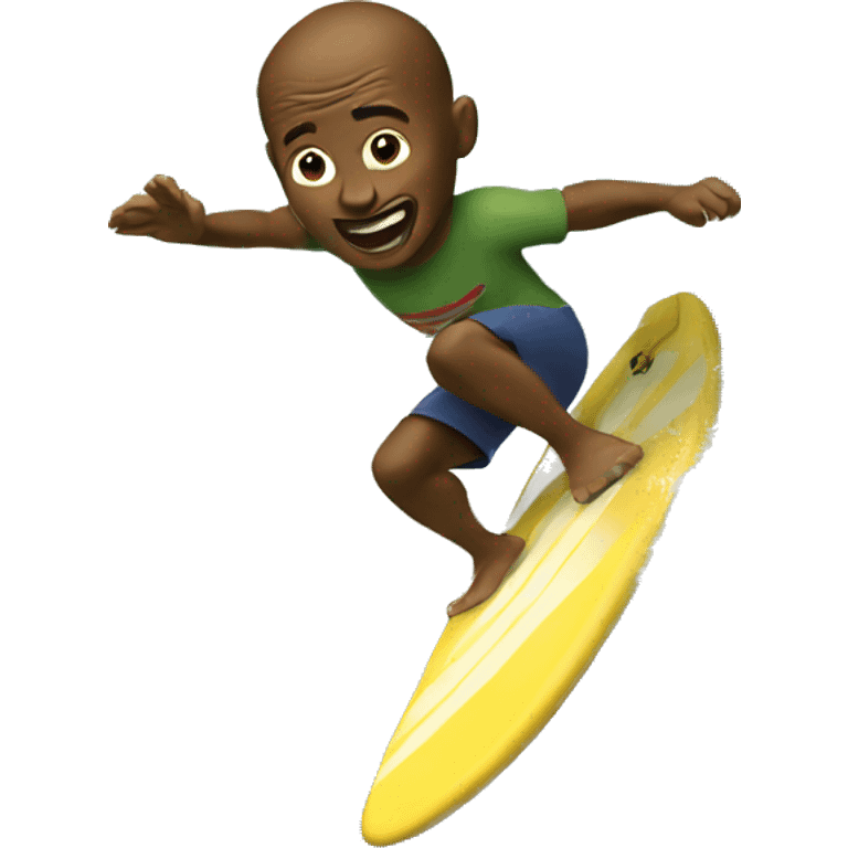 Dou surfing emoji