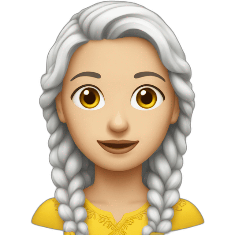 Ukrainian woman emoji