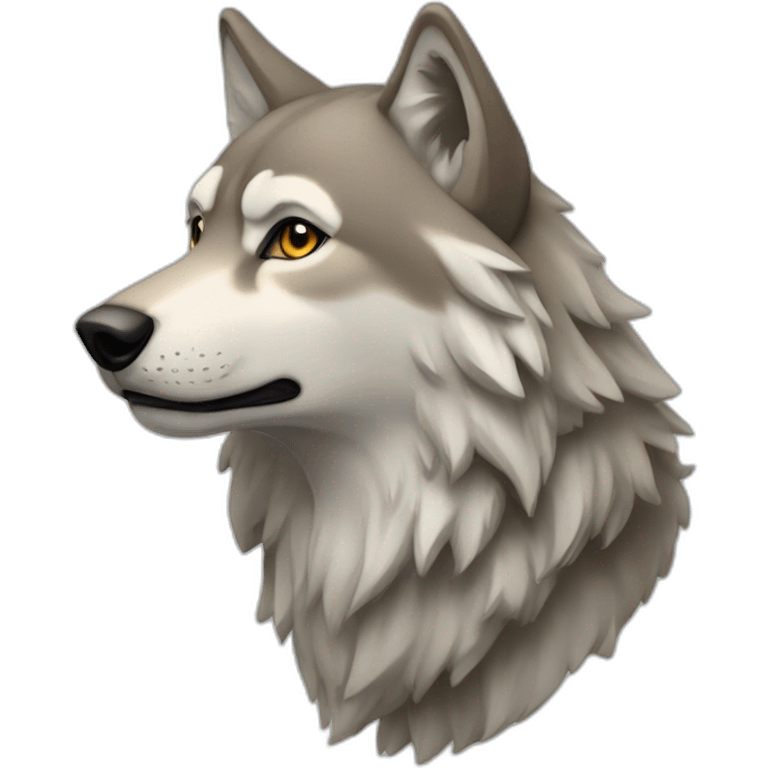 Émodjis de loup emoji