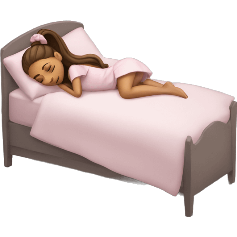 Ariana Grande sleeping emoji