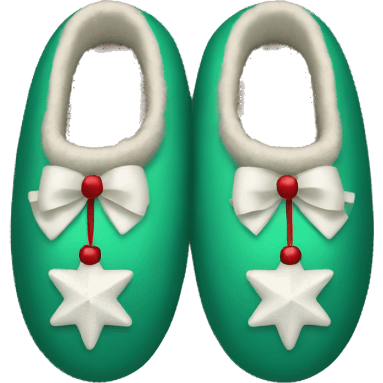 Christmas slippers emoji