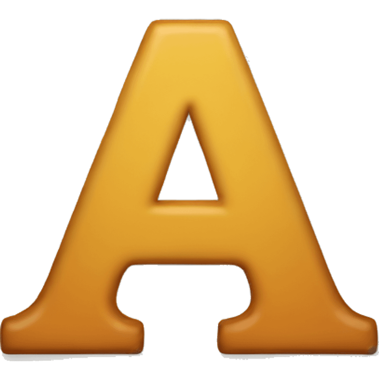 letter a emoji