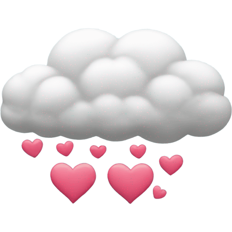 cloud emoji with hearts emoji