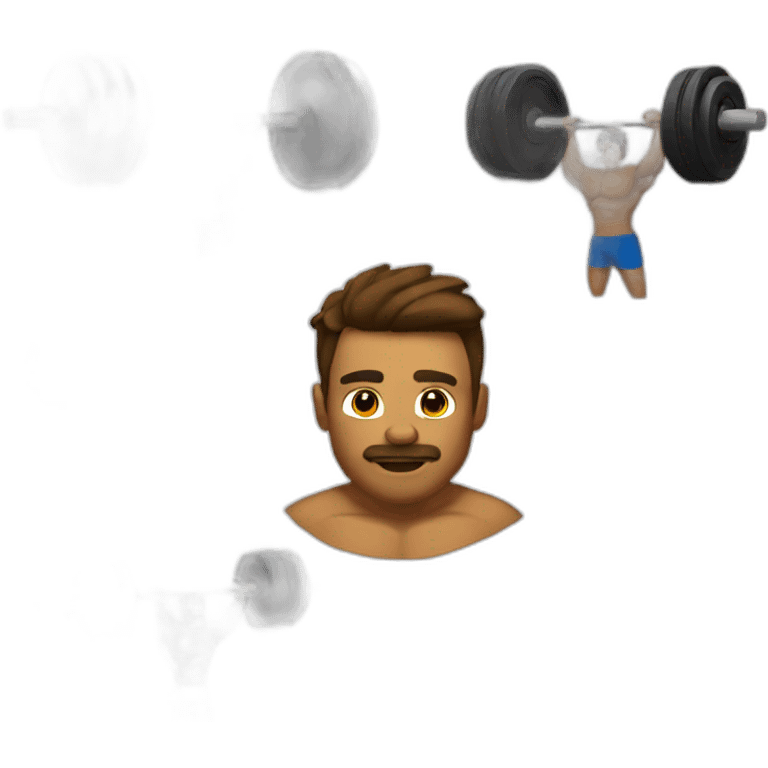 gym chest & shoulders emoji