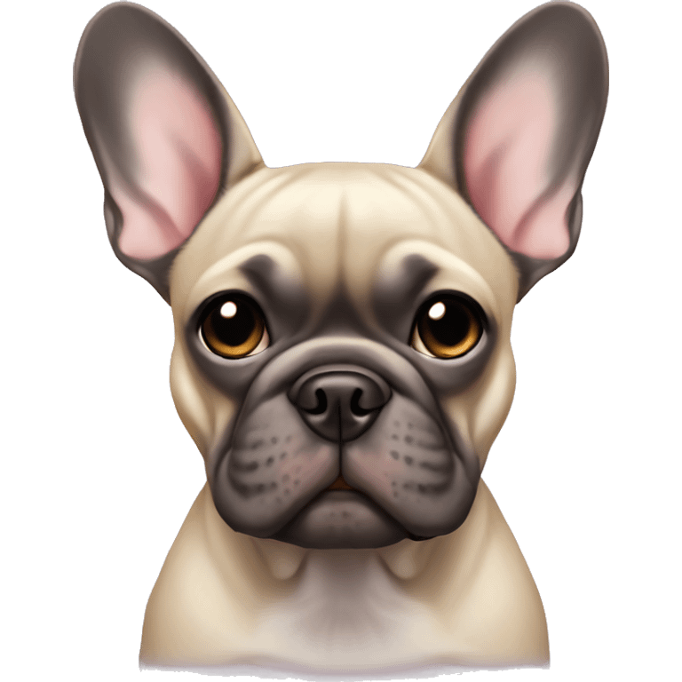 French bulldog lilac tan emoji