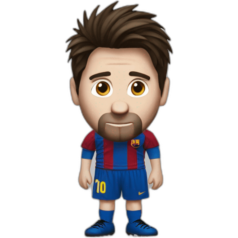 Messi confundidido emoji