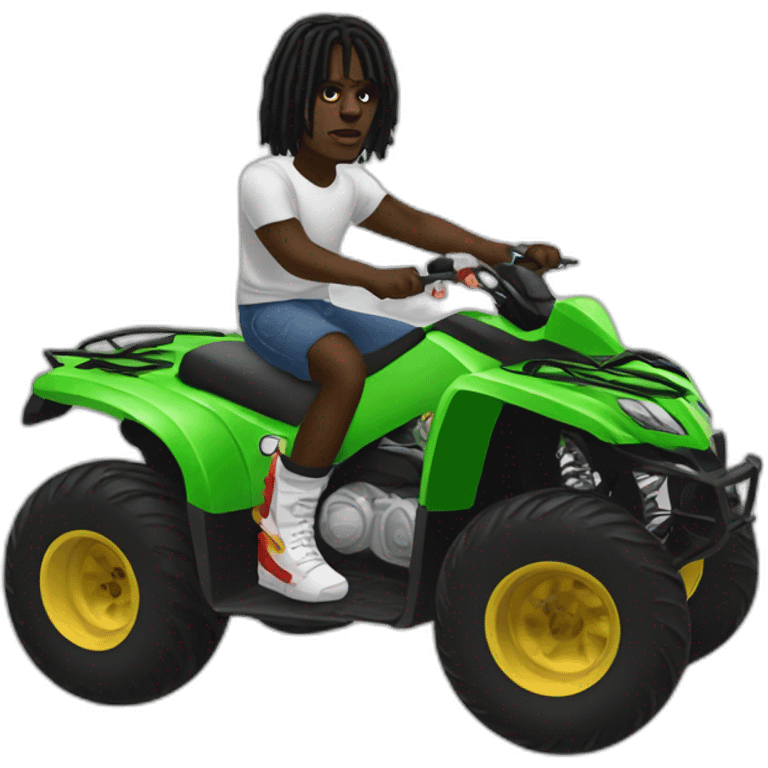 chief keef riding atv emoji