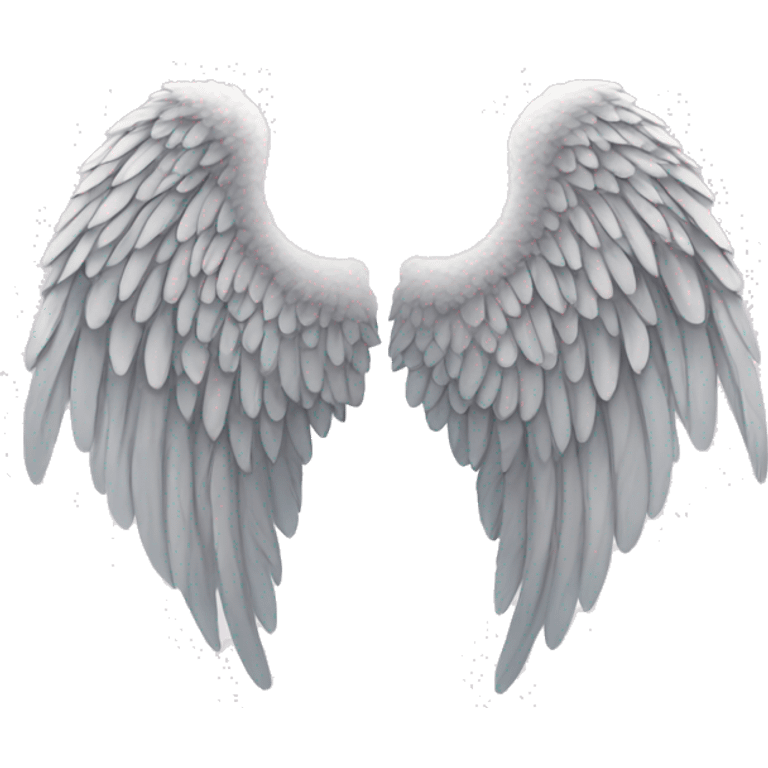 Detailed Angel wings  emoji