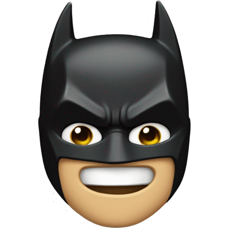 Batman face emoji