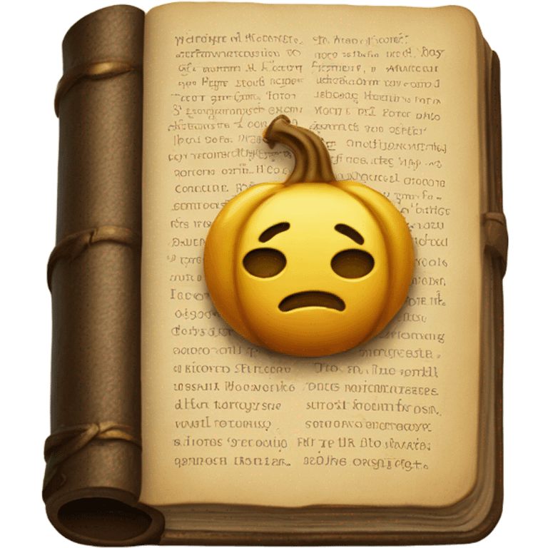 Digital spell book on iPhone  emoji