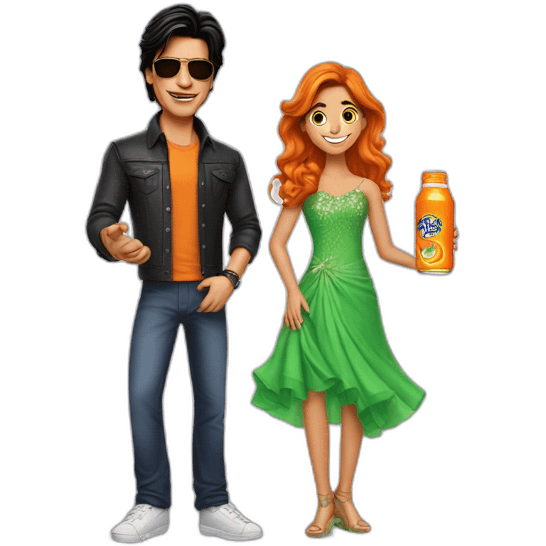 Shakhrukh khan and fanta emoji