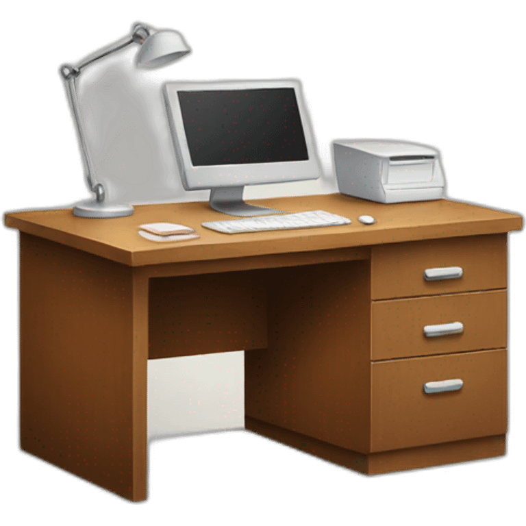 Neat desk emoji