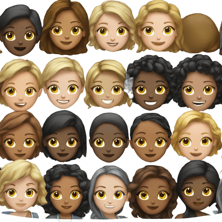 Group of girls emoji