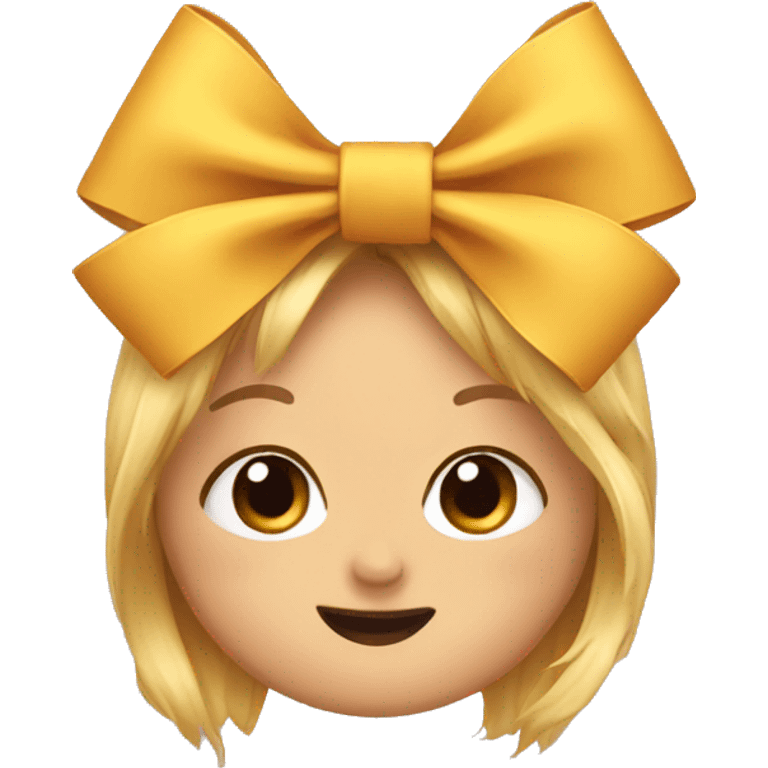 Cute bow emoji