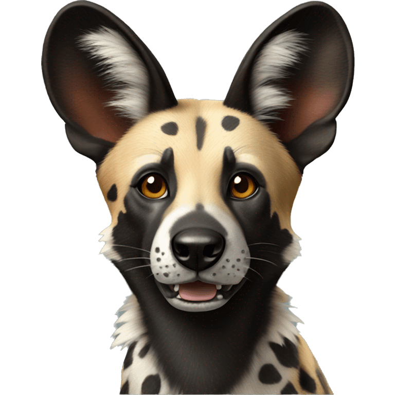 African wild dog emoji