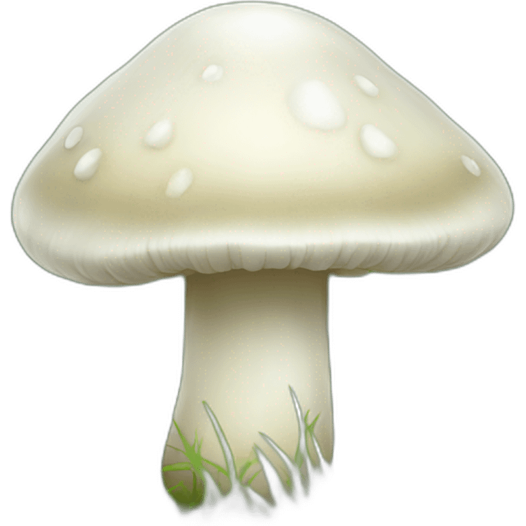 field white mushroom emoji